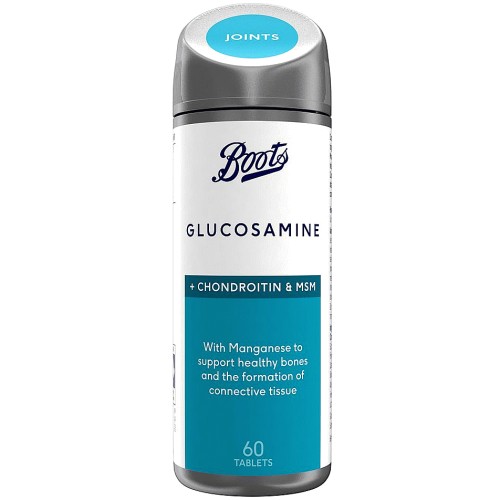 Boots High Strength Glucosamine + Chondroitin 60 Tablets Compare