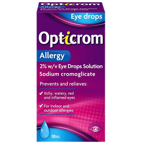 Opticrom Hayfever Eye Drops (10ml) Compare Prices Trolley.co.uk
