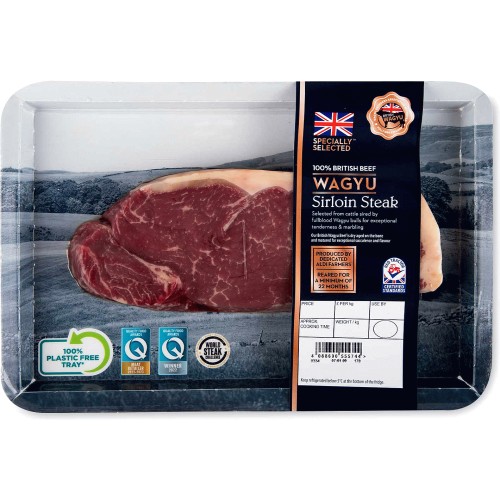 Specially Selected 100 British Beef Wagyu Sirloin Steak Compare