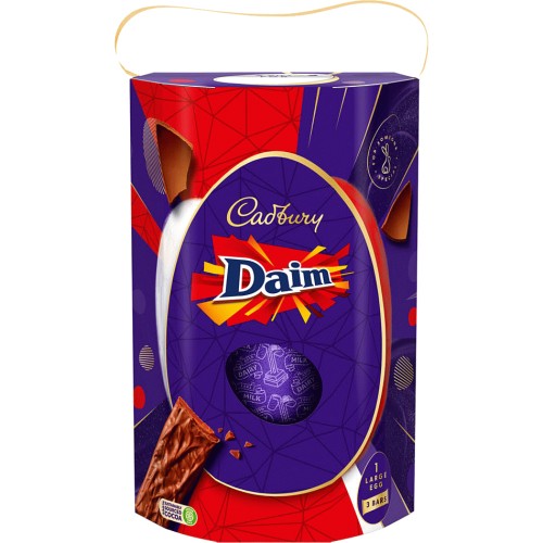 Cadbury Daim Giant Chocolate Gift Box Easter Egg (239g) Compare