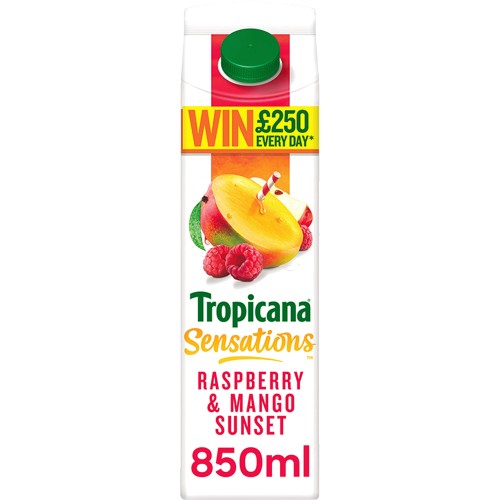 Tropicana Sensations Raspberry & Mango Sunset Fruit Juice (850ml