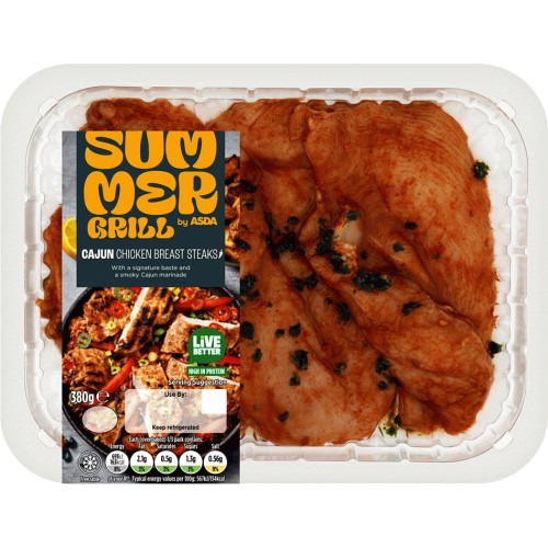 ASDA Spicy Cajun Chicken Breast Steaks (400g) Compare Prices & Where