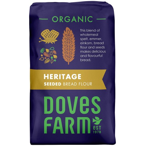 Doves Farm Organic Heritage Seeded Bread Flour (1kg) Compare Prices