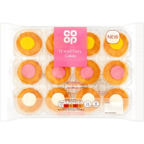 Co Op 12 Iced Fairy Cakes Compare Prices & Where To Buy Trolley.co.uk