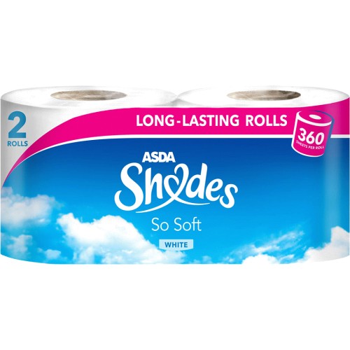 ASDA Shades So Soft Toilet Roll 24 Rolls 24roll Compare Prices & Where To Buy Trolley.co.uk