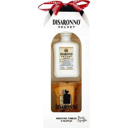Disaronno Velvet Miniature Tumbler & Truffles Giftset Compare Prices