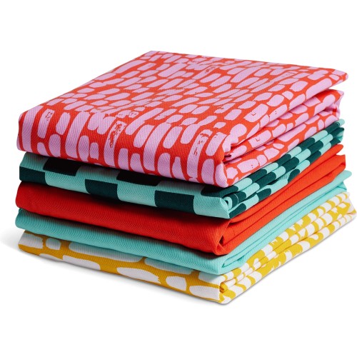Habitat Brights Waffle Tea Towels (5) Compare Prices & Where To Buy