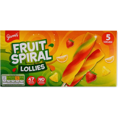 Gianni's Fruit Spiral Lollies (5 x 70ml) Compare Prices & Where To