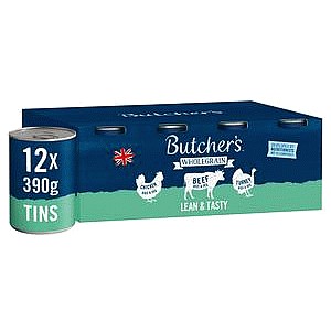 Butcher's Lean & Tasty Dog Food Tins (12 x 390g) Compare Prices