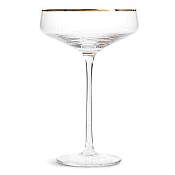 Habitat Gold Rim Champagne Coupe Compare Prices & Where To Buy