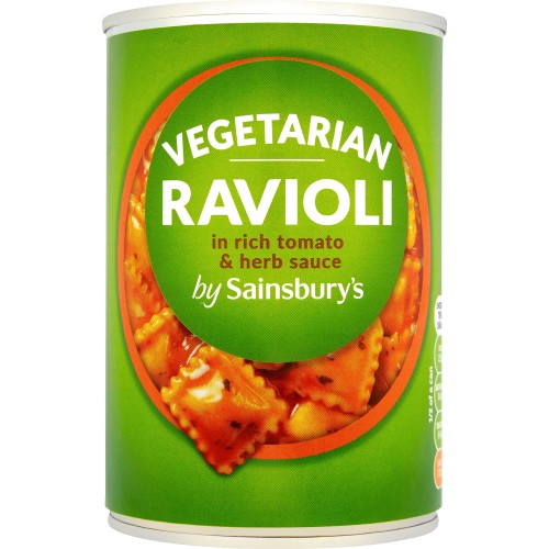 Sainsbury's Vegetable Ravioli In Tomato & Herb Sauce (400g) Compare