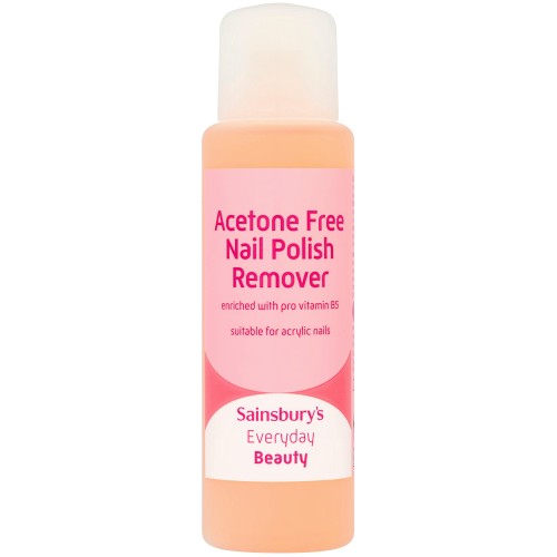 Sainsbury's Acetone Free Nail Polish Remover (250ml) Compare Prices