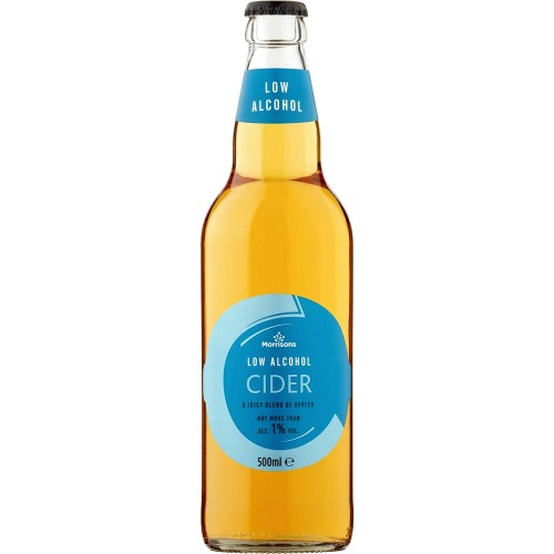 Morrisons Low Alcohol Cider Bottle (500ml) Compare Prices & Where To