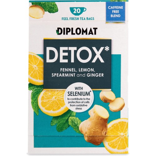 Diplomat Green Tea & Peppermint Herbal Tea (40g) Compare Prices