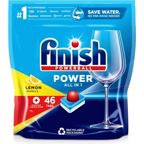 Finish Power Aio Dishwasher Tablets Lemon Compare Prices & Where To