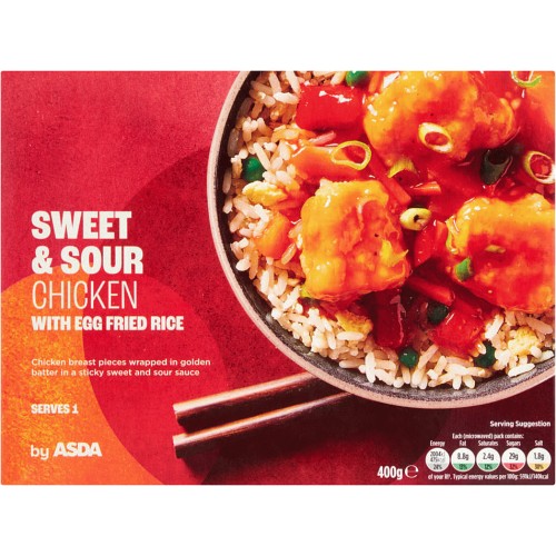 ASDA Chinese Chicken Curry and Sweet & Sour Chicken Meal for 2 (1190g) Compare Prices & Where