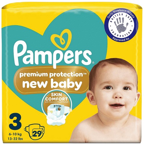 Pampers New Baby Size 3 42 Nappies 6kg10kg Essential Pack (42