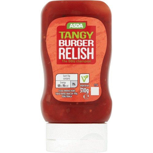 ASDA Tangy Burger Relish (310g) Compare Prices & Where To Buy