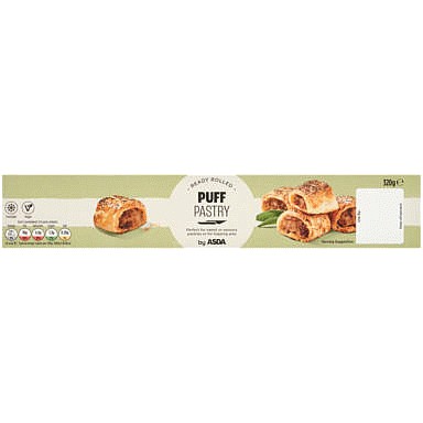 Tesco Puff Pastry Ready Rolled (375g) Compare Prices & Where To Buy