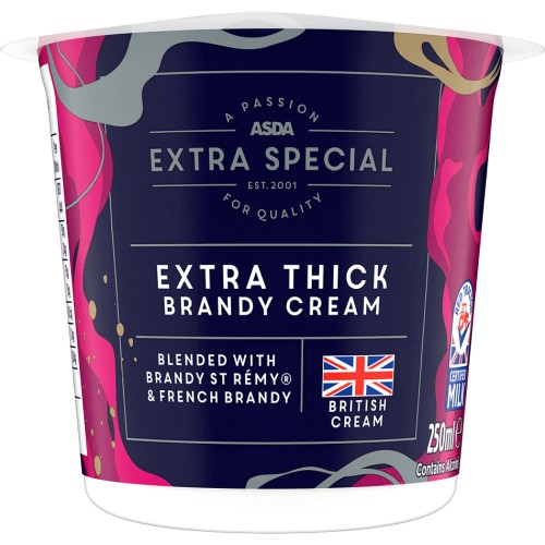 ASDA Extra Special Extra Thick Brandy Cream (250ml) Compare Prices
