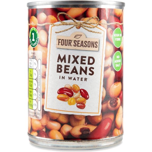 Four Seasons Mixed Beans In Water (240g Drained) (400g) Compare