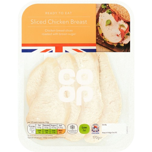 Coop Ready to Eat Sliced Chicken Breast (170g) Compare Prices