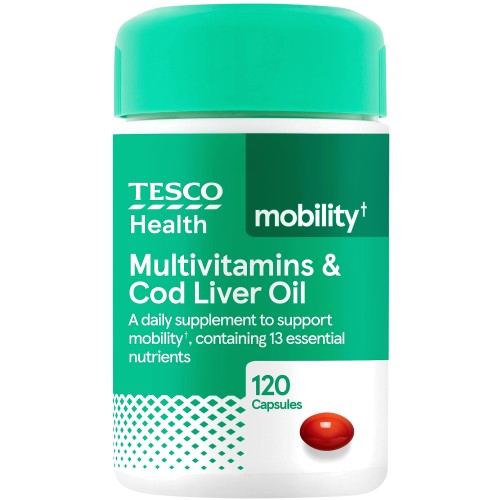 Tesco Health Multivitamins & Cod Liver Oil Capsules Compare Prices