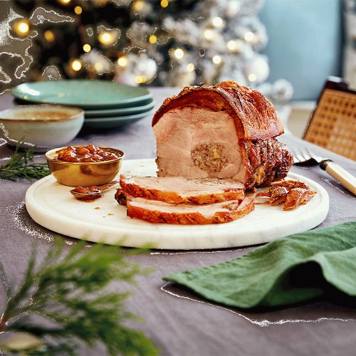 ASDA Extra Special (21) Hog Roast with Stuffing & Apple and Salted Honey Sauce (Typically 1.7kg