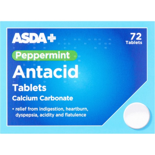 ASDA Peppermint Antacid Tablets (72) Compare Prices & Where To Buy