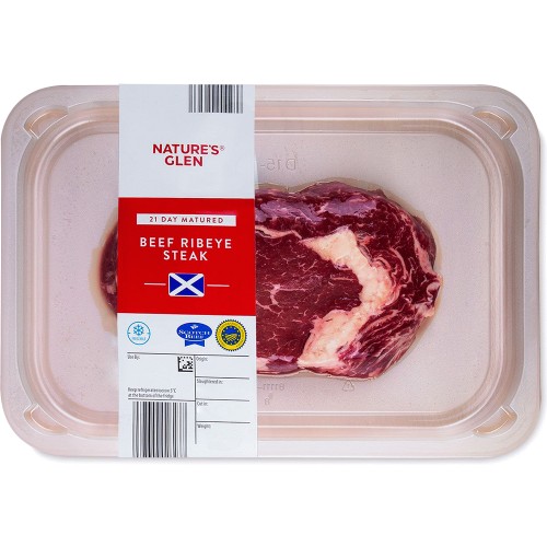 Nature's Glen 21 Day Matured Beef Ribeye Steak (195g) Compare Prices
