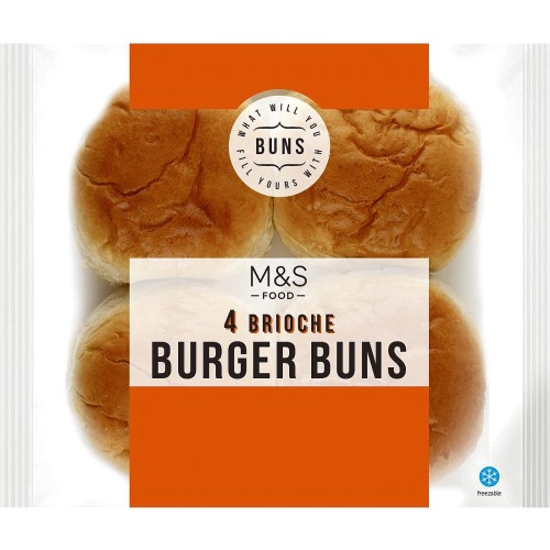 M&S VIVA Ultimate Brioche Burger Buns (4) Compare Prices & Where To