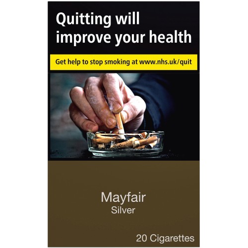 Mayfair Silver Kingsize KS 20 Cigarettes (20) Compare Prices & Where
