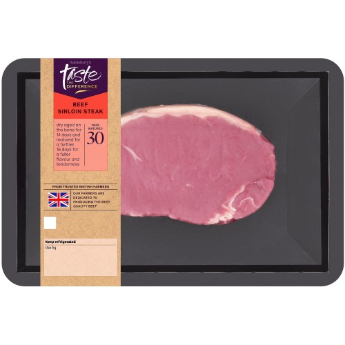 Sainsbury's 30 Days Matured British Beef Sirloin Steak Taste the