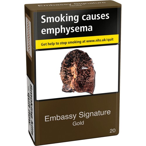 Embassy Signature Gold 20 Cigarettes (20) Compare Prices & Where To