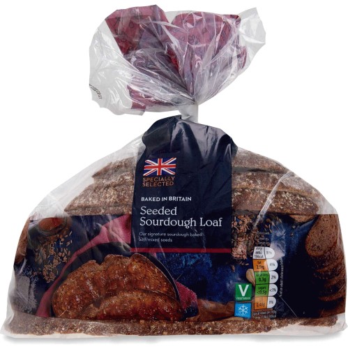 Specially Selected Seeded Sourdough Loaf (500g) Compare Prices