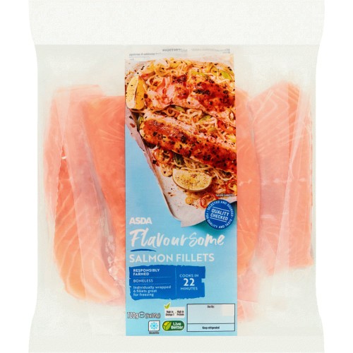 ASDA Flavoursome Salmon Fillets (720g) Compare Prices & Where To Buy