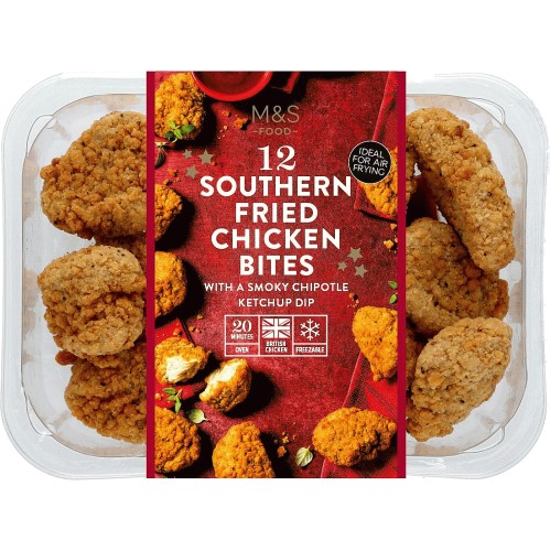 M&S British 12 Southern fried Chicken Bites (370g) Compare Prices