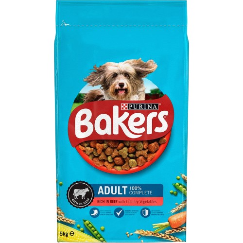 Bakers Meaty Meals Adult Dry Dog Food Beef (2.7kg) Compare Prices