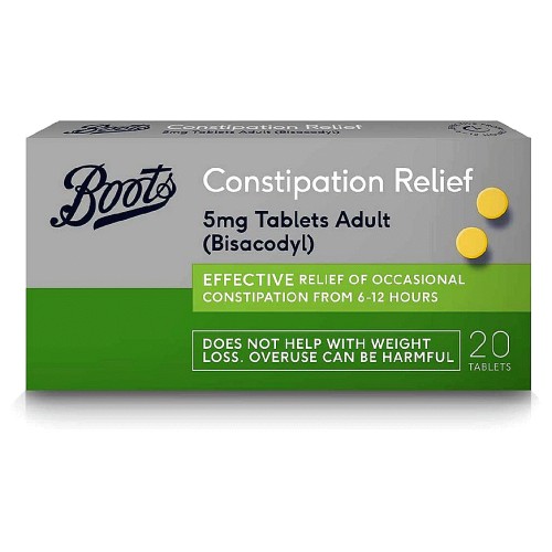 Boots Constipation Relief Tablets Adult 20 Tablets (5mg) Compare