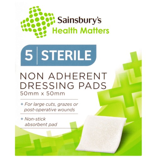 Sainsbury's Health Matters Large Sterile Self Adhesive Dressing (5