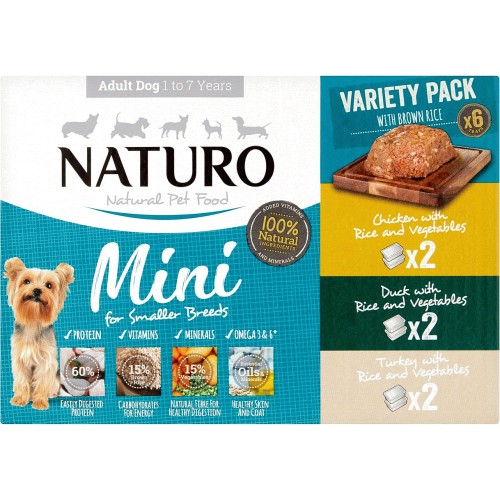 Naturo Dog Food Variety (6 x 400g) Compare Prices Trolley.co.uk