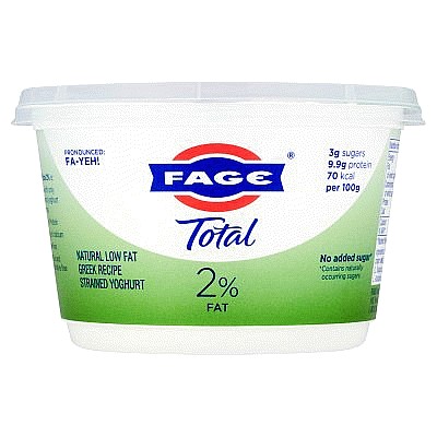 Fage Total 2 Fat Greek Recipe Strained Natural Yoghurt (450g