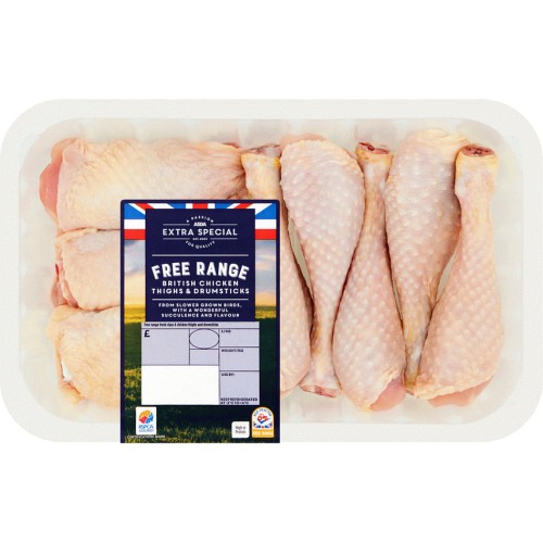 ASDA Extra Special Free Range Chicken Thighs & Drumsticks (1.1kg