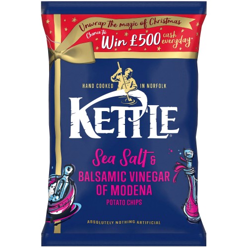 Kettle Sea Salt & Balsamic Vinegar of Modena Sharing Crisps (130g