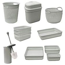 Wilko Frosted Clear Plastic Waste Bin Compare Prices & Where To Buy Trolley.co.uk