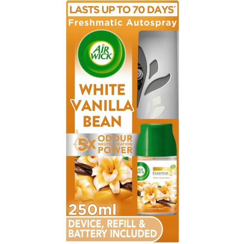 Air Wick Air Freshener Freshmatic Kit & Refill White Vanilla Bean Compare Prices & Where To
