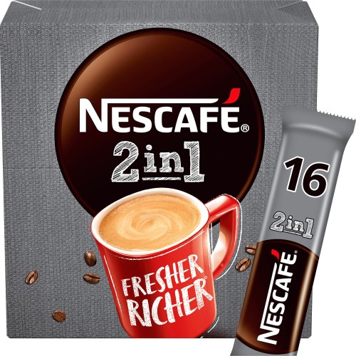 Nescafe 2in1 Instant Coffee Sachets (16 x 10g) Compare Prices & Where