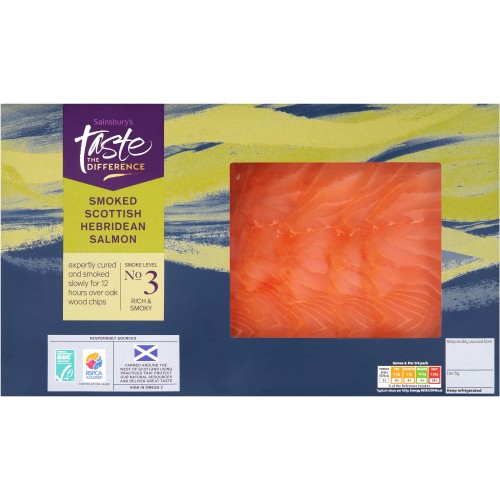 Sainsbury's Ready To Eat Hebridean Kiln Dried Thick Sliced ASC Scottish