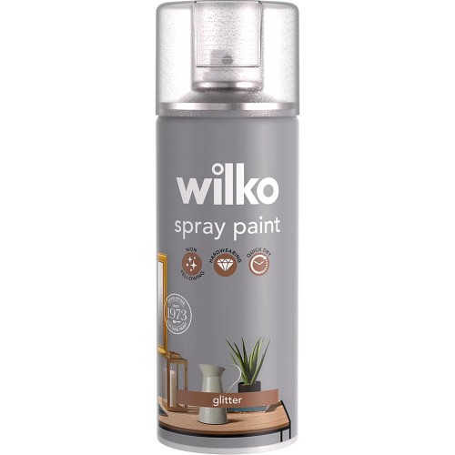 Wilko Silver Glitter Spray Paint (400ml) Compare Prices & Where To