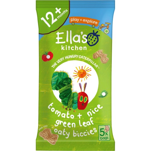 Ella's Kitchen Organic Tomato & Basil Oaty Biscuits Multipack Toddler
